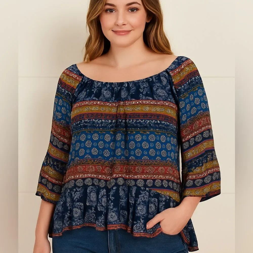 Lily White Boho Blouse